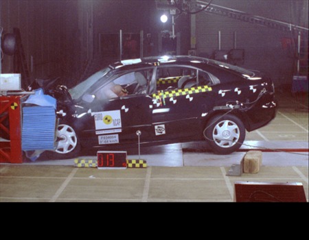 Краш тест Mazda 6 (2003)